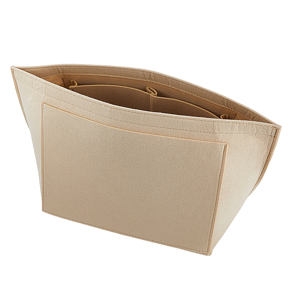 Felt Bag Organizer Insert, Makeup Storage Bags, Rectangle