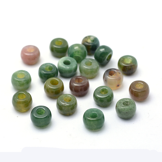 Natural Indian Agate Beads, Rondelle