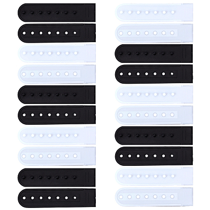 10 пары 2 цвета 7 отверстия для замены застежек, удлинитель пряжки, бейсболка, ковбойская шляпа, застежка-кнопка, зажим для ремешка