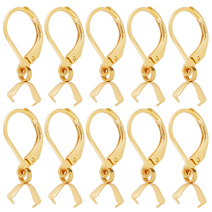 50 шт. 304 фурнитура для сережек из нержавеющей стали с застежкой-молнией и подвесками