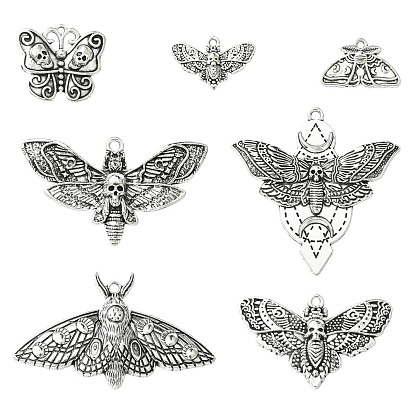 35 шт 7 стили подвески из сплава в тибетском стиле, прелести мотылька