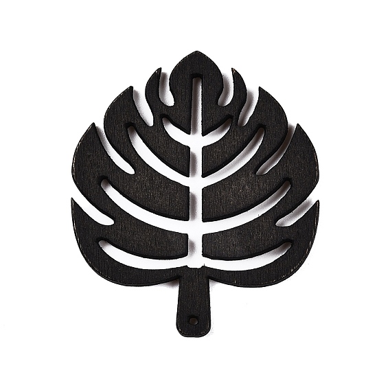 Кулоны из натурального тополя, окрашенные, дерево