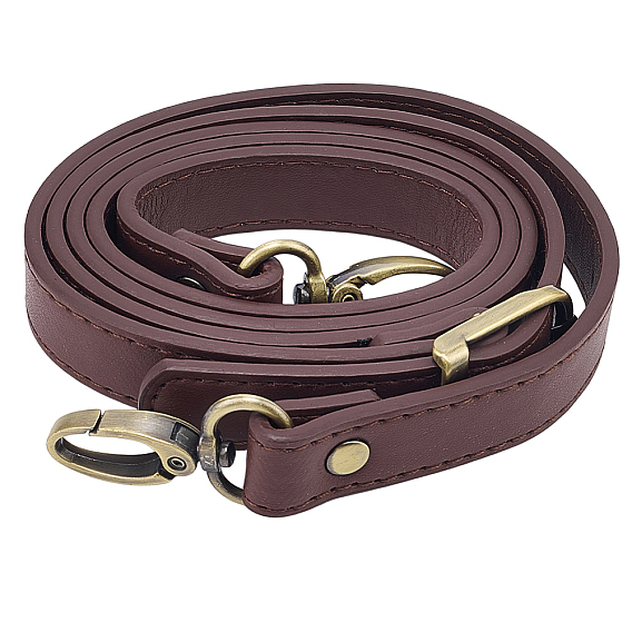 1ремни для сумок из искусственной кожи, с поворотными застежками, для аксессуаров для замены сумок, античная бронза