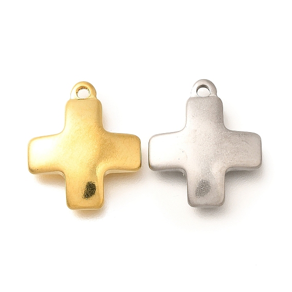 304 подвески из нержавеющей стали, крест прелести, ионное покрытие (ip)