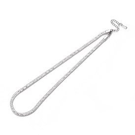 4мм 304 цепочки из нержавеющей стали с рисунком «ёлочка», со словом я тебя люблю