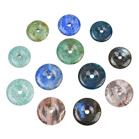 Природных драгоценных камней подвески, подвески в виде пончиков/пи-дисков