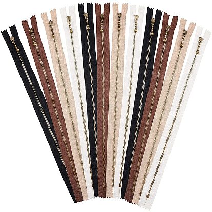 Garment Accessories, Nylon Closed-end Zipper, with Metal Zipper Puller, Zip-fastener Component