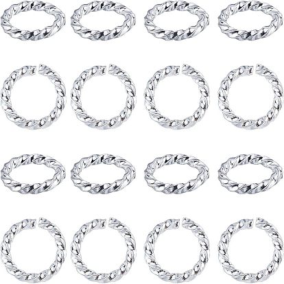 304 Stainless Steel Jump Rings, Open Jump Rings, Twisted