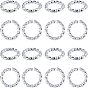304 Edelstahl Ringe springen, offene Ringe springen, verdreht