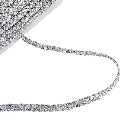 Плетеные полиэстеровые кружевные ленты, с картонной карточкой