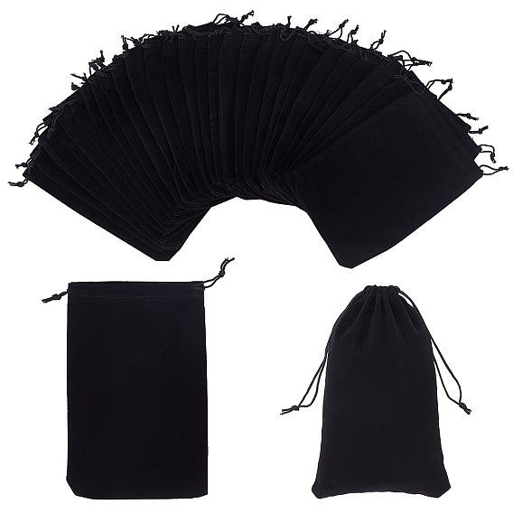 Прямоугольник бархат пакеты, мешки для подарков на рождество