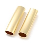 Brass Tube Bead, Long-Lasting Plated, Lead Free & Cadmium Free, Column