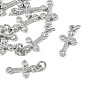 Подвески Shegrace из латуни с микропаве и прозрачными кубическими циркониями, без кадмия, без никеля и без свинца, крест прелести