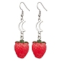 Смолы болтаться серьги, с сплавом лунный поиск, клубника