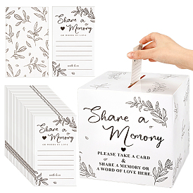 Ящик для бумажных сообщений, с 50шт. картами памяти «Поделитесь жизнью»