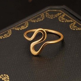 304 палец кольца из нержавеющей стали, волна