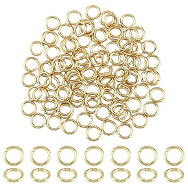 304 Stainless Steel Open Jump Rings, Round, for DIY Jewelry Crafting
