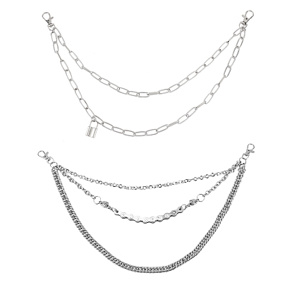 Ремень цепи сплава, с железной поворотными зажимами, аксессуары для одежды