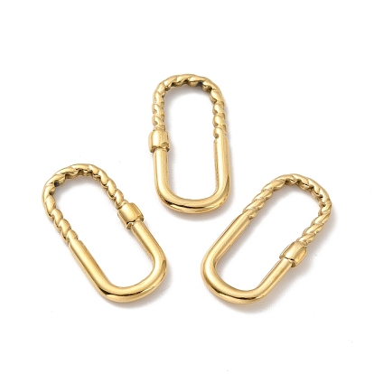 Ионное покрытие 304 подвески из нержавеющей стали, овальные