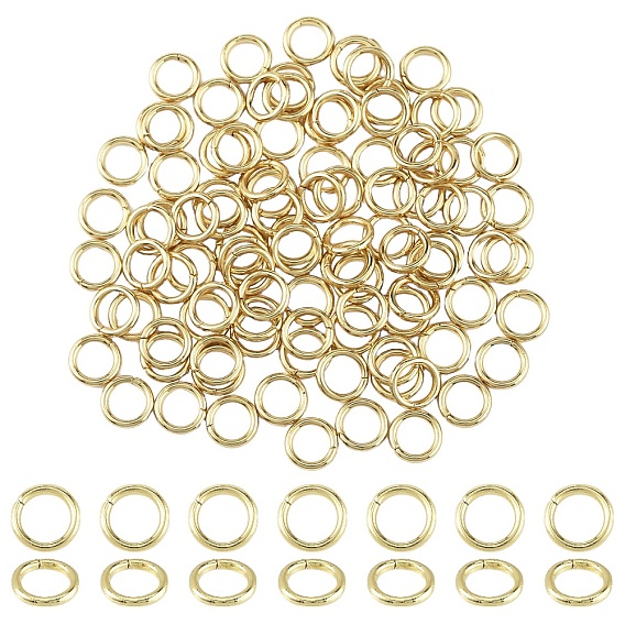 304 Stainless Steel Open Jump Rings, Round, for DIY Jewelry Crafting
