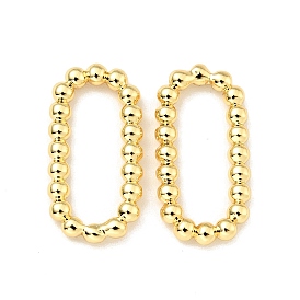 Стойки покрытие имитация латуни круглые бусины звенья кольца, без кадмия и без свинца, овальные, долговечный