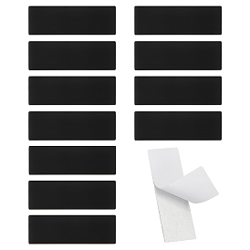 12Pcs Self-adhesive Aluminium Sheets, Rectangle