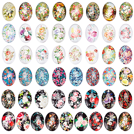 Кабошоны из стекла, овальные