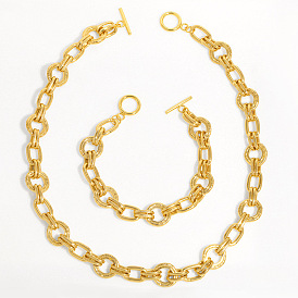 Chunky Cuban Link Chain Necklace for Women - Hip Hop Fashion Statement Jewelry