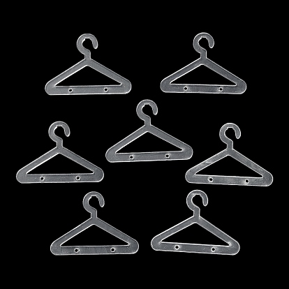 Accessoires d'affichage de boucle d'oreille en acrylique transparent, pour support organisateur de boucle d'oreille, forme de cintre