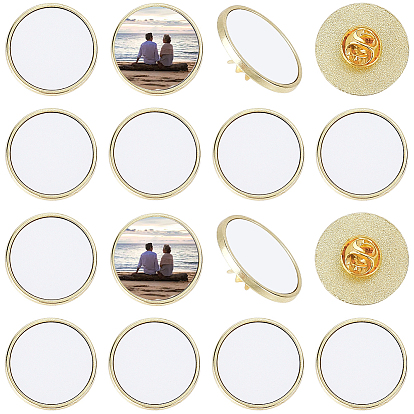 20 коробки, набор для изготовления заготовок для сублимационной броши «сделай сам», набор для изготовления булавок, в том числе оправы для броши из цинкового сплава и кабошоны