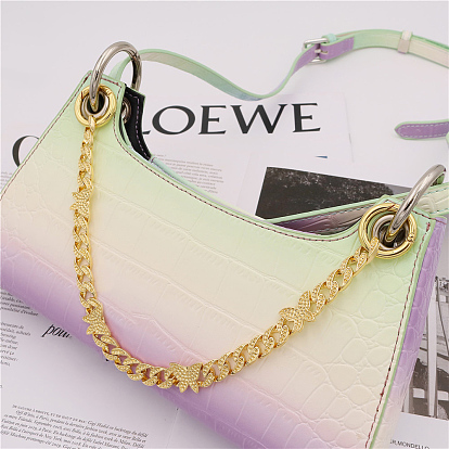 Alloy Butterfly Bag Cable Chains, with Spring Clasps, Bag Replacement Accesssories