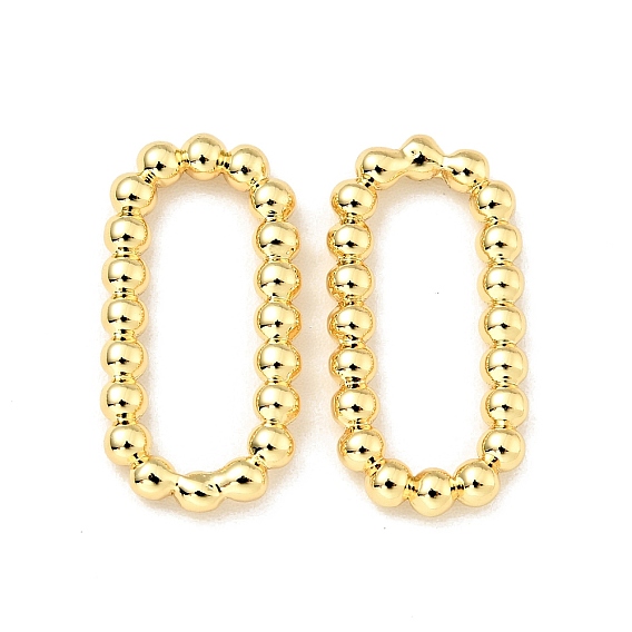 Стойки покрытие имитация латуни круглые бусины звенья кольца, без кадмия и без свинца, овальные, долговечный