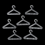 Transparent Acrylic Earring Display Accessories, for Earring Organizer Holder, Clothes Hanger shape