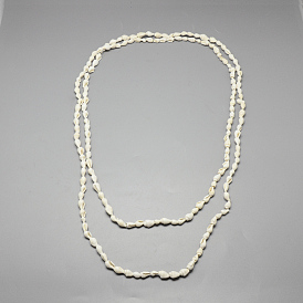 Sea Shell Beaded Multi-strand Necklaces, Double Layer Necklaces