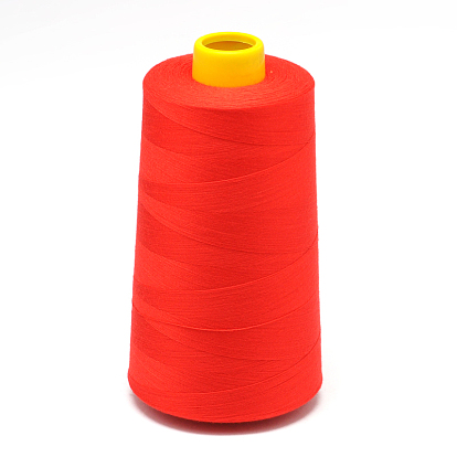 100% вращаться полиэфирное волокно швейных ниток, 0.1 мм, около 5000 ярдов / рулон