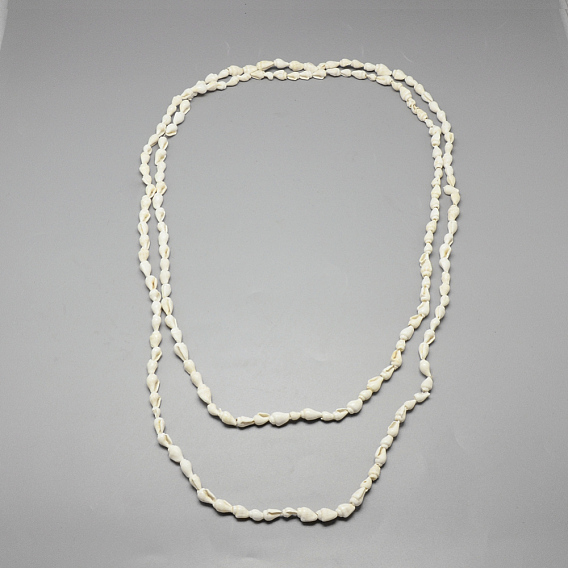 Sea Shell Beaded Multi-strand Necklaces, Double Layer Necklaces