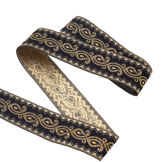 1полиэстеровая жаккардовая лента в винтажном стиле, плетеная лента с вышивкой, для аксессуаров для одежды