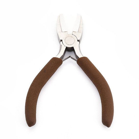 45# Стальные плоскогубцы с нескользящими удобными рукоятками и защитным кожухом на губках, поверхность никелевого сплава