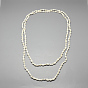 Sea Shell Beaded Multi-strand Necklaces, Double Layer Necklaces