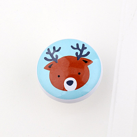 Дверные ручки фарфорового шкафа, кухонный ящик тянет ручки шкафа, плоско-круглые