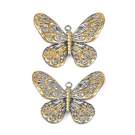 304 подвески из нержавеющей стали, ионное покрытие (ip), бабочки прелести