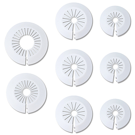 48шт. 4 стили пластиковая накладка на радиатор, крышка водопроводной трубы, сантехнические крышки