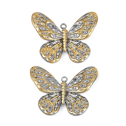 304 подвески из нержавеющей стали, ионное покрытие (ip), бабочки прелести