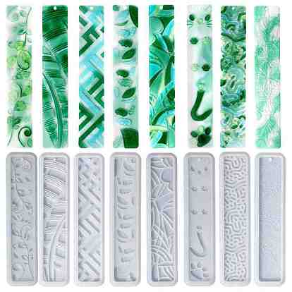 DIY Bookmark Food Grade Silicone Molds, Decoration Making, Resin Casting Molds, For UV Resin, Epoxy Resin Jewelry Making
