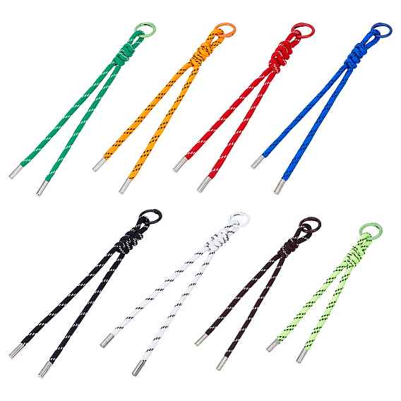 8 шт. нейлоновых подвесных украшений, с литыми пружинными кольцами