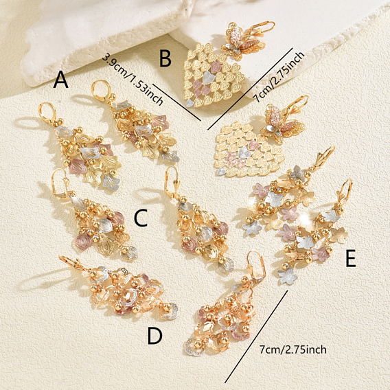 Латунные полые серьги-кольца, реальный 18 k позолоченный