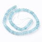 Natural Jade Bead Strands, Dyed, Faceted, Rondelle