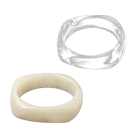 2 шт. 2 цвета имитация мрамора акриловый браслет для женщин