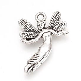 Тибетский стиль сплава поезд подвески, без кадмия и без свинца, ангел