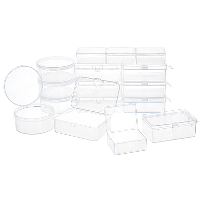 PP Plastic Box, Flip Cover, Mixed Shapes